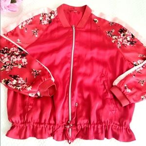 Red Floral Jacket